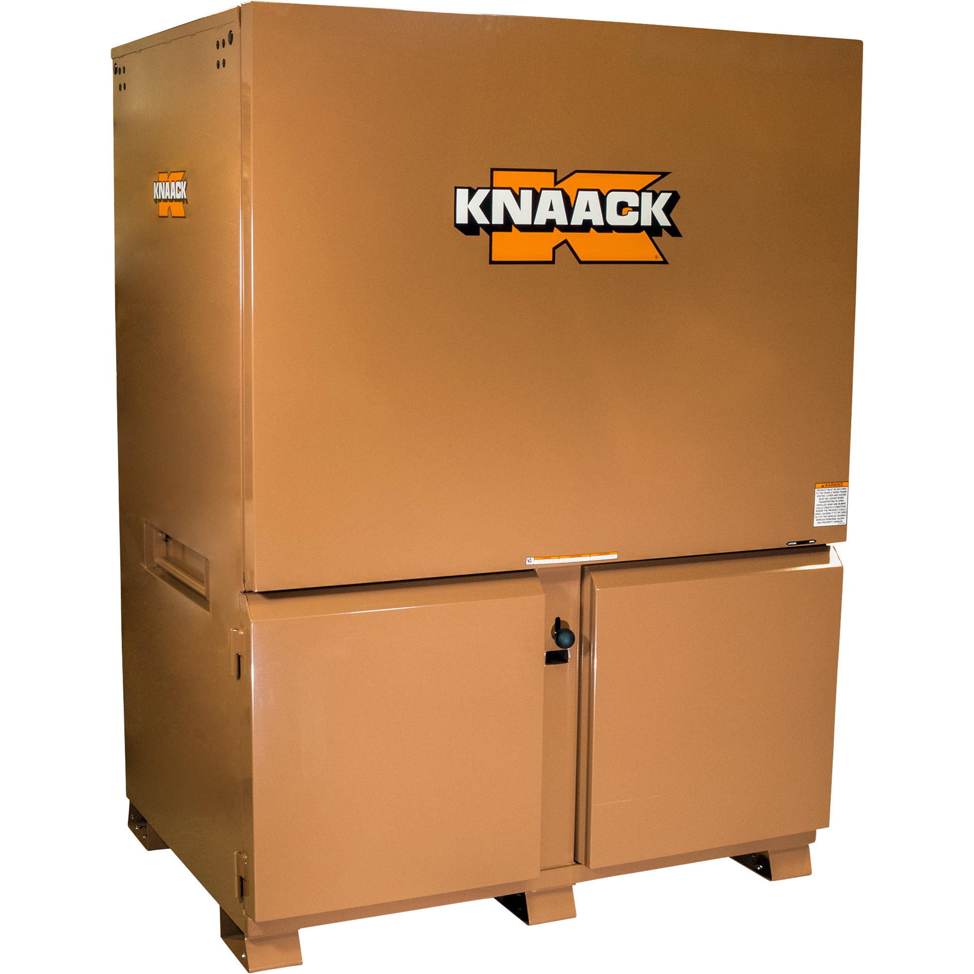 KNAACK Field Station Jobsite Box, 120.7 Cu. Ft., 60in.W x 44in.D x 82.25in.H, Tan, Model# 119-02